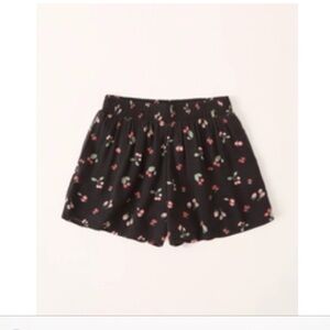 New with tags.  Abercrombie Girls’ high-rise soft shirts in a cherry pattern.
